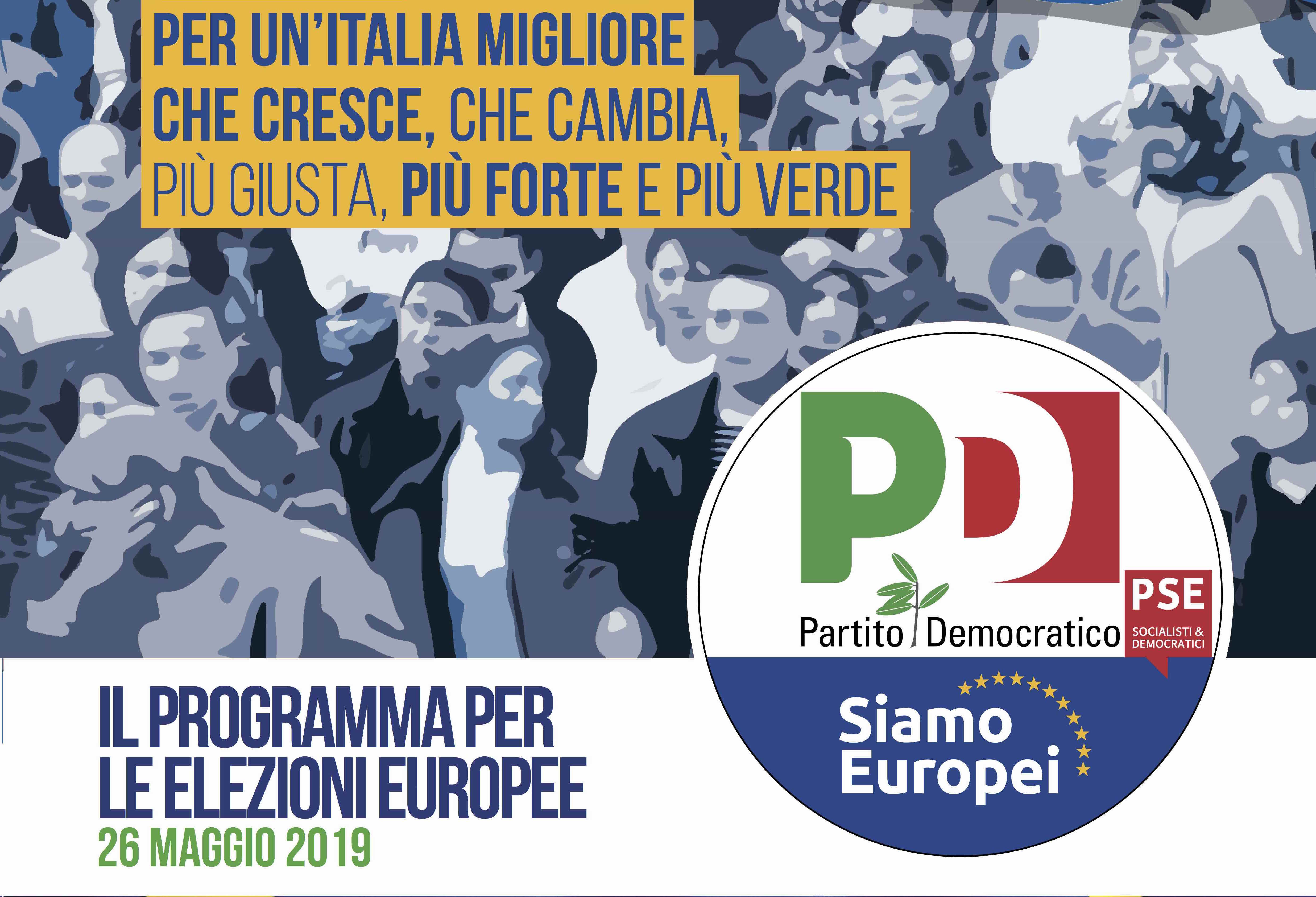 Una nuova Europa. Per un’Italia migliore che cresce, che cambia, più giusta, più forte e più verde