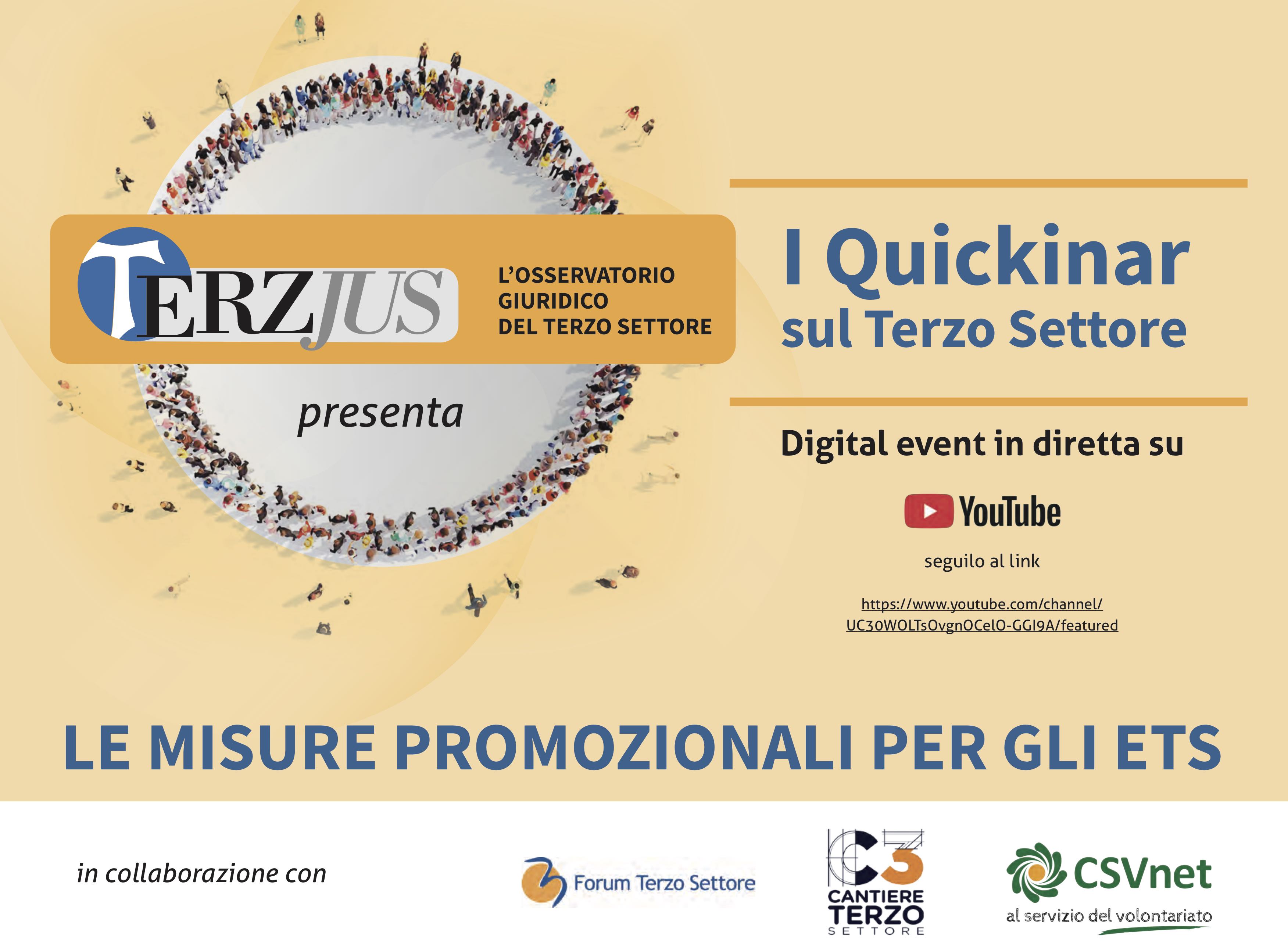 Parte il secondo ciclo dei Quickinar di Terzjus – dal 18 maggio al 4 giugno alle ore 17