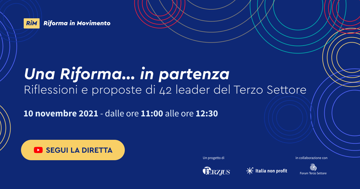 “Una Riforma… in partenza” – Invito al digital event per il lancio dell’instant book “Riflessioni e dibattito sulla Riforma”