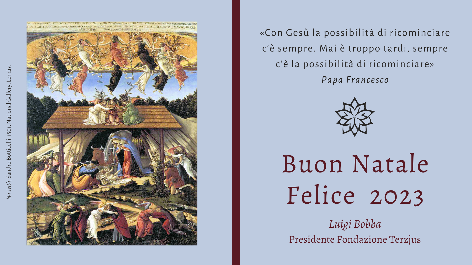 Auguri di buon Natale e felice anno 2023